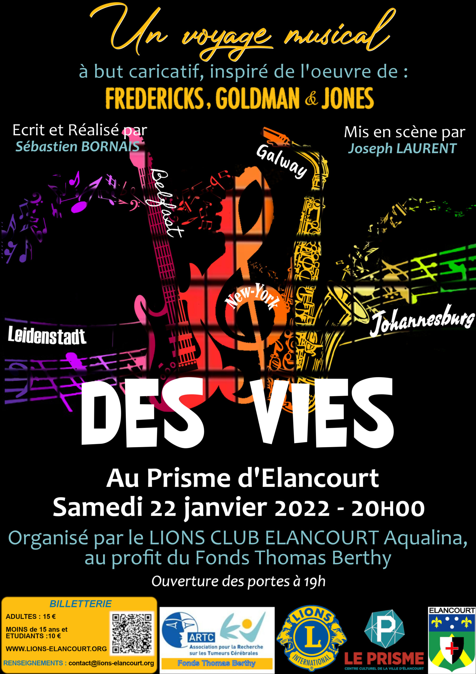 SPECTACLE MUSICAL "DES VIES"