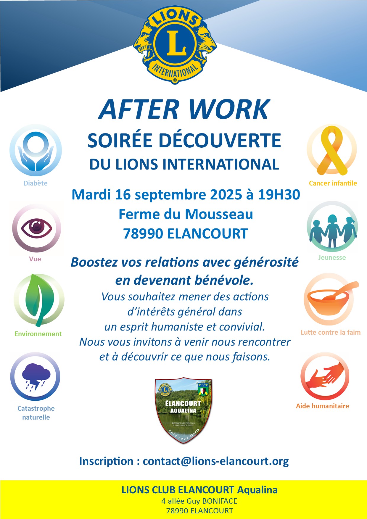 SOIREE D'INFORMATION