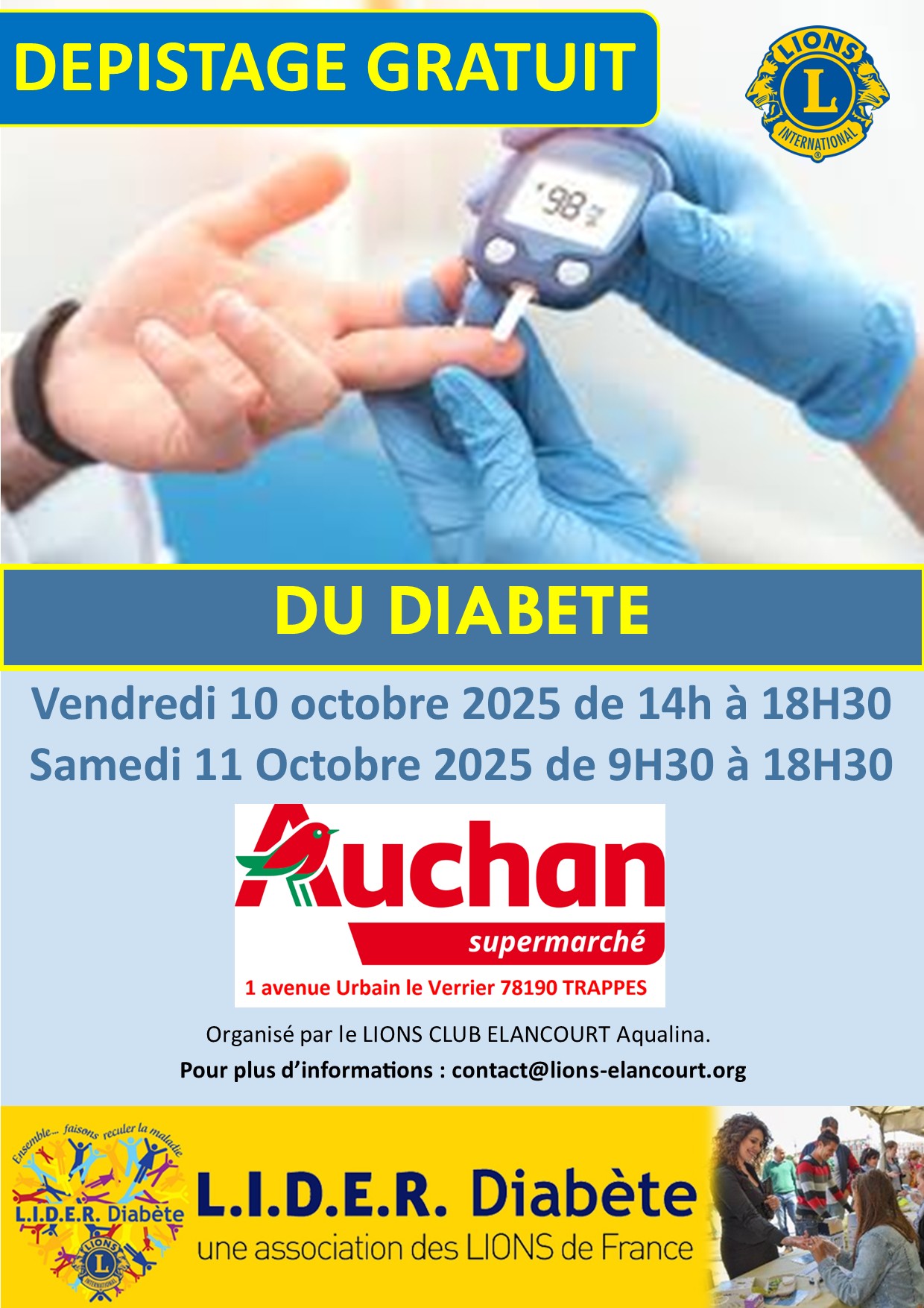 DEPISTAGE DU DIABETE