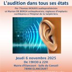 CONFERENCE "L'AUDITION DANS TOUS SES ETATS"